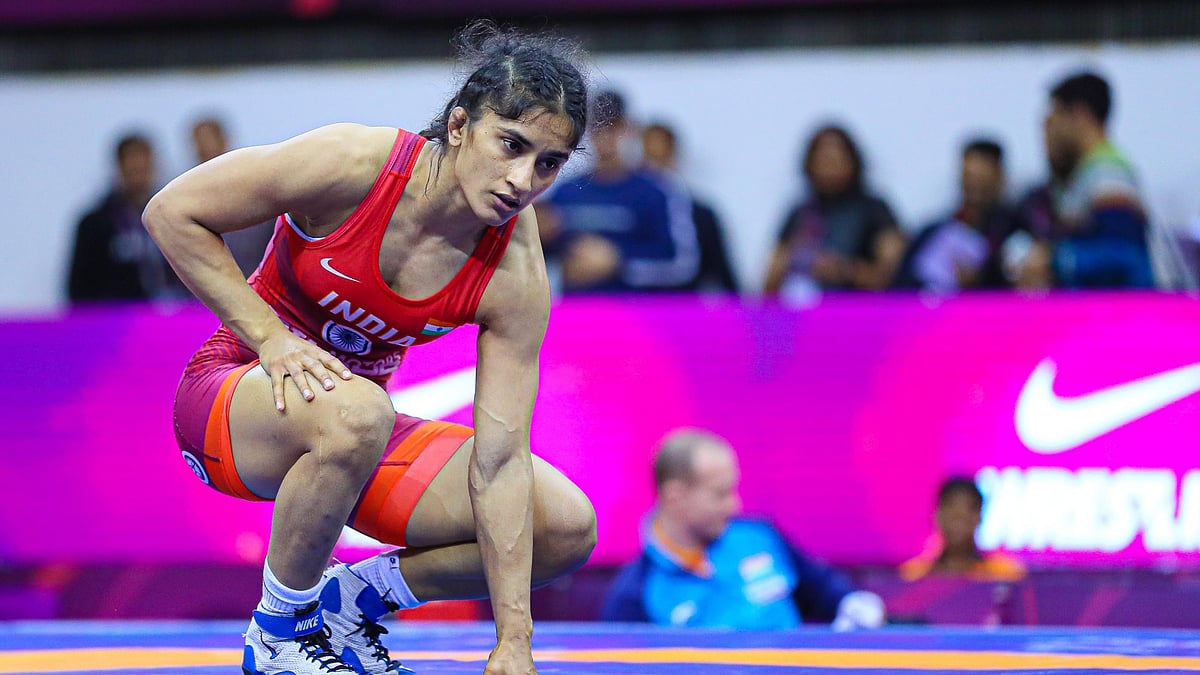 File : Former India wrestler Vinesh Phogat.